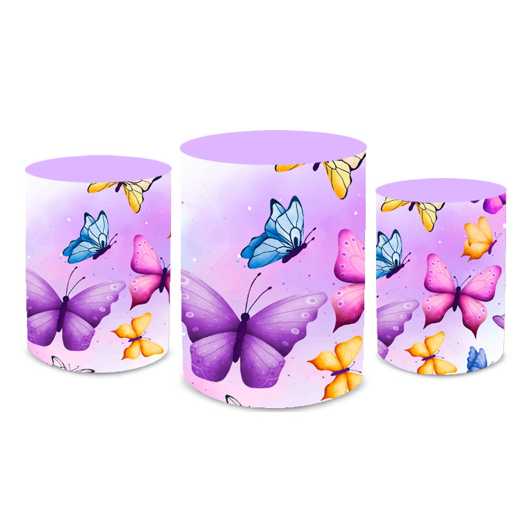 Trio Capa Cilindro Veste Fácil  C/ Elástico Deco