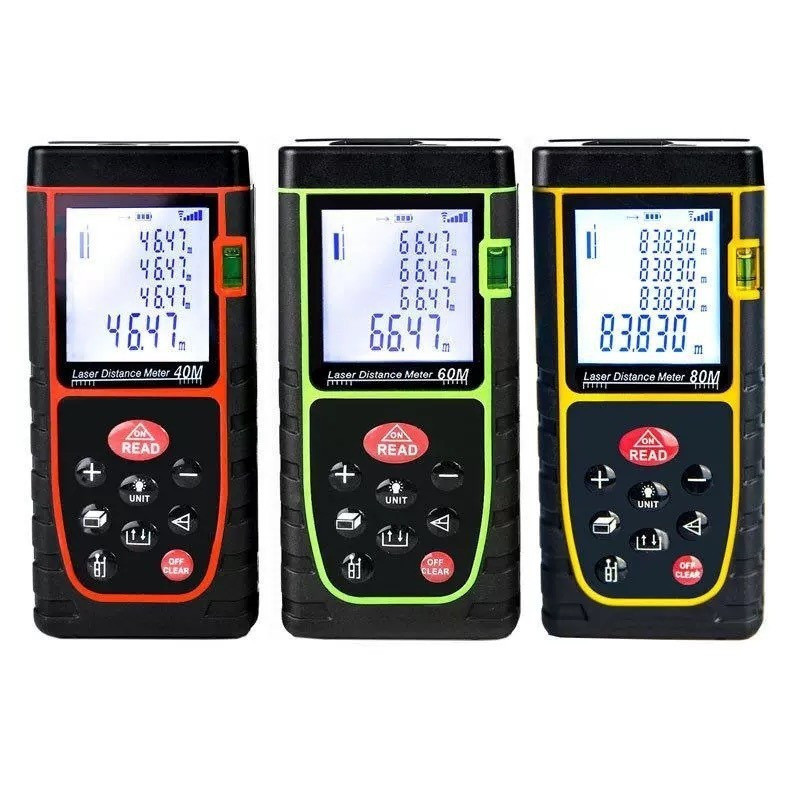 Medidor de distância a laser de alta precisão de 40m m/in/ft/ft+in