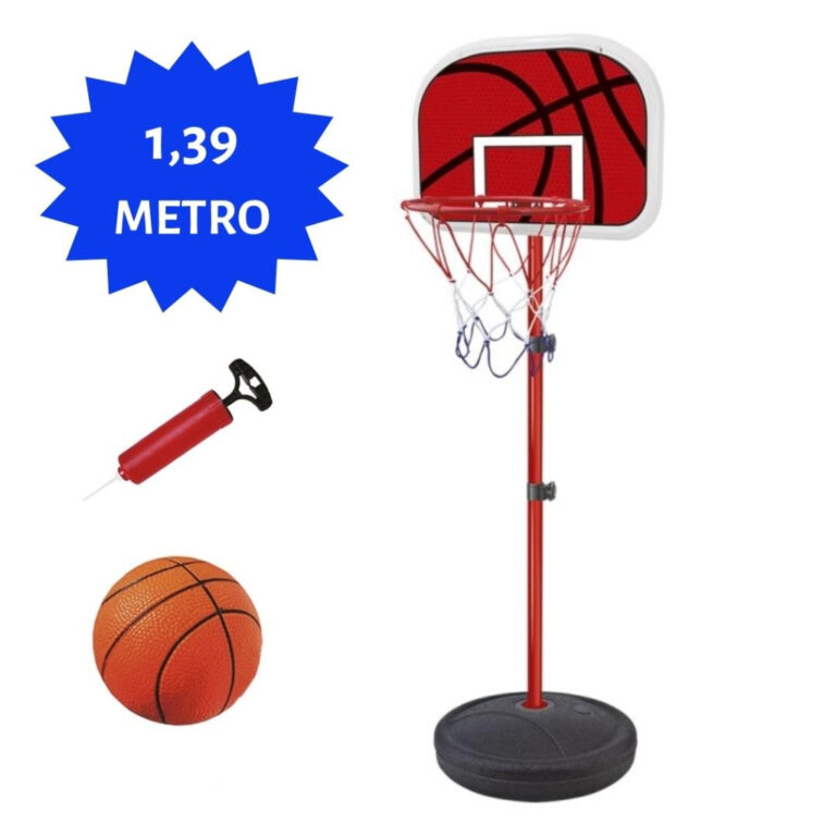 Tabela de Basquete Cesta Infantil Ajustável 1,39m