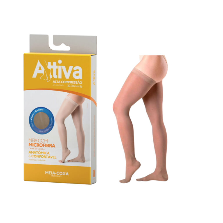 Meia coxa 7/8 Alta Compressão 20-30mmHg Sigvaris 