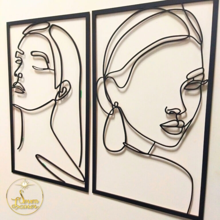 Quadros Decoração Kit Duo Faces Salão de Beleza
