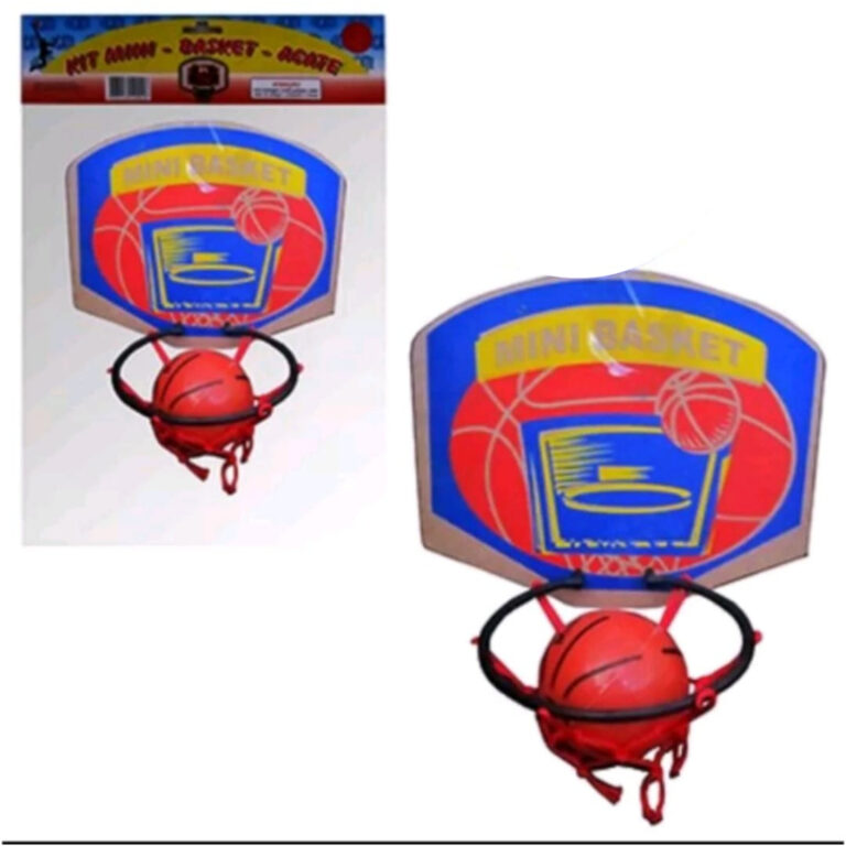 Kit Jogo De Basquete Mini Basket Com Tabela Cesta 