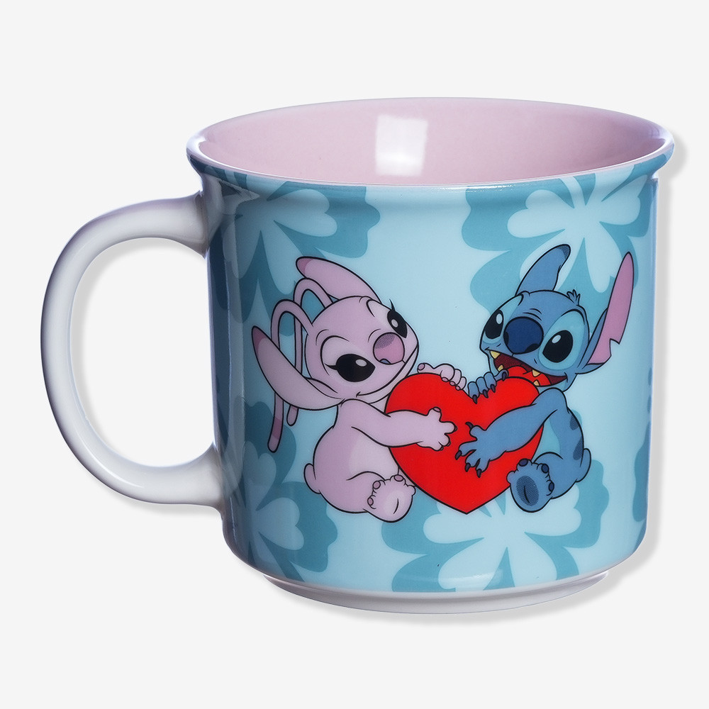 Caneca Stitch Namorados 350ML – Zona Criativa