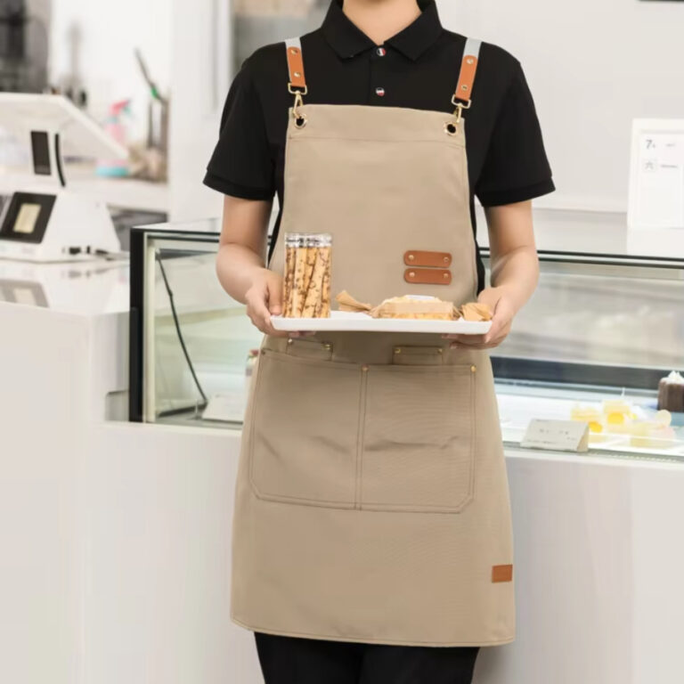 Avental Com Bolso Algodão Lona Cozinha Casa Uniss