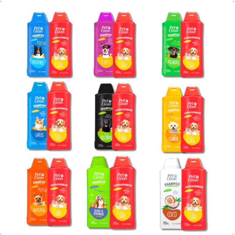 Kit Banho Shampoo Pet Shop + Creme Condicionador d