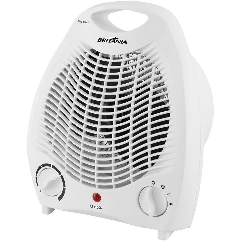 Aquecedor Elétrico 2 Em 1 Britânia 1500w Ab1100n 110v 110v