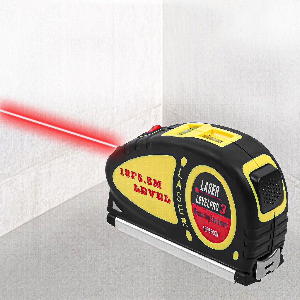 Nivel Laser infravermelho Trena Com Trava 5.5M – A628