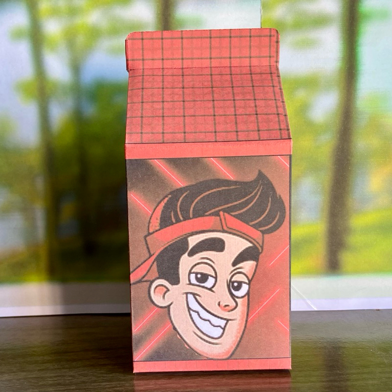 10 Caixinhas Milk PEGUE E MONTE Enaldinho Lembrancinha para Festa