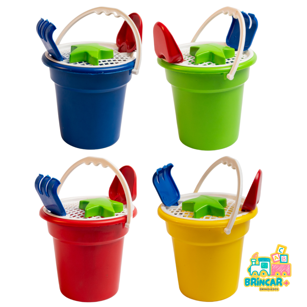 Kit 25 Brinquedo De Praia Infantil Baldinho Lembrancinha Aniversario