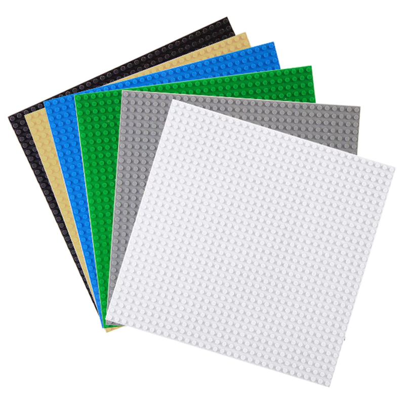 Base Clássica para Blocos de Montar Pontos de Construção de Tijolos de Plástico Brinquedo Infantil