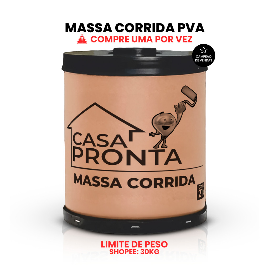 Massa Corrida PVA Revestimento 21kg
