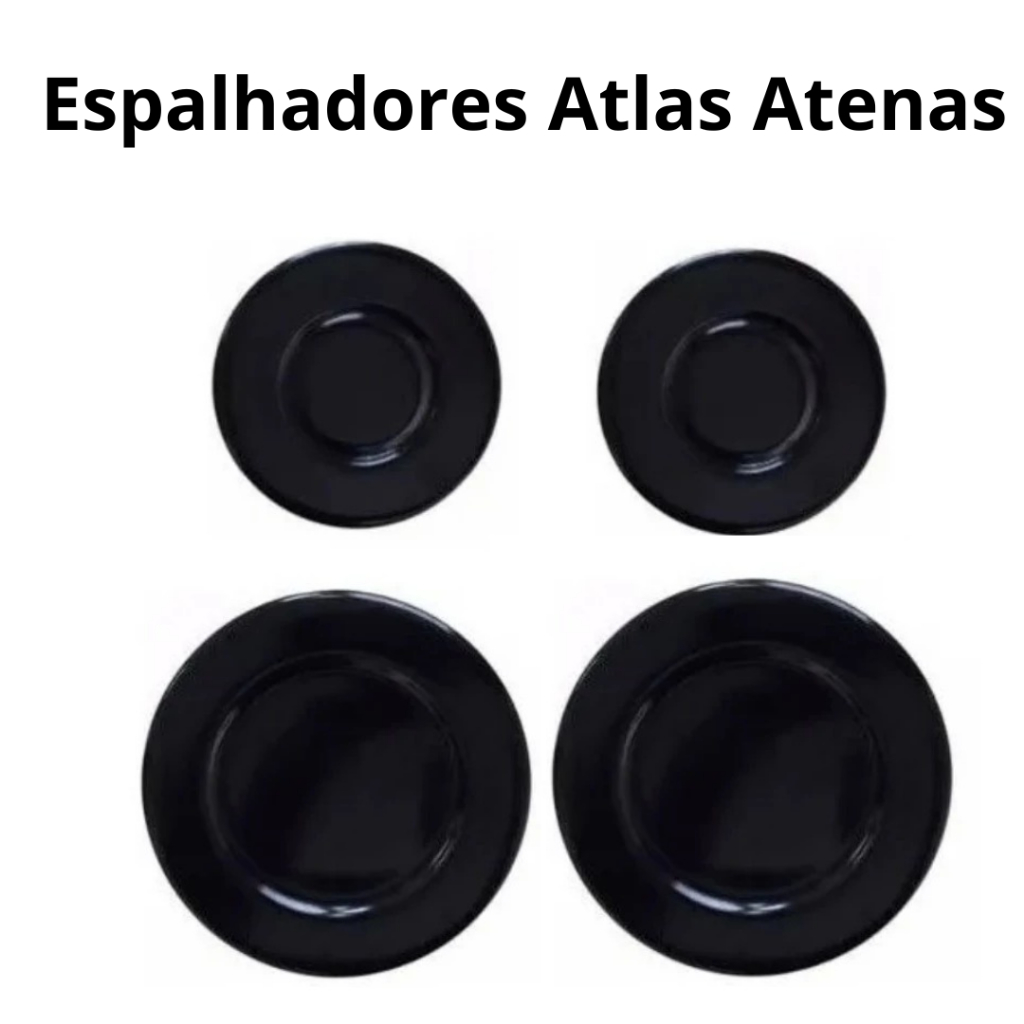 Tampinhas Espalhadores Bocas Fogão Atlas Atenas 4 Bocas
