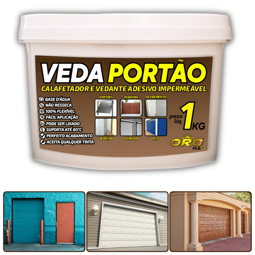 Produto VEDA ferrugem no PORTAO portas de ferro madeira grades containers baú pronto uso 1KG OROFLEX