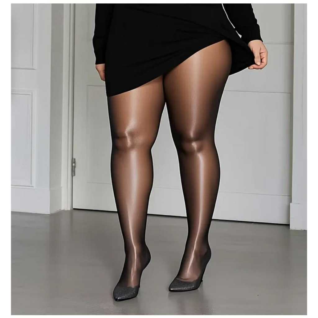 Meia Calça Fina ANTICELULITE Fio 70 Plus Size Veste do 36 ao 54 | Conforto e Alta Elasticidade