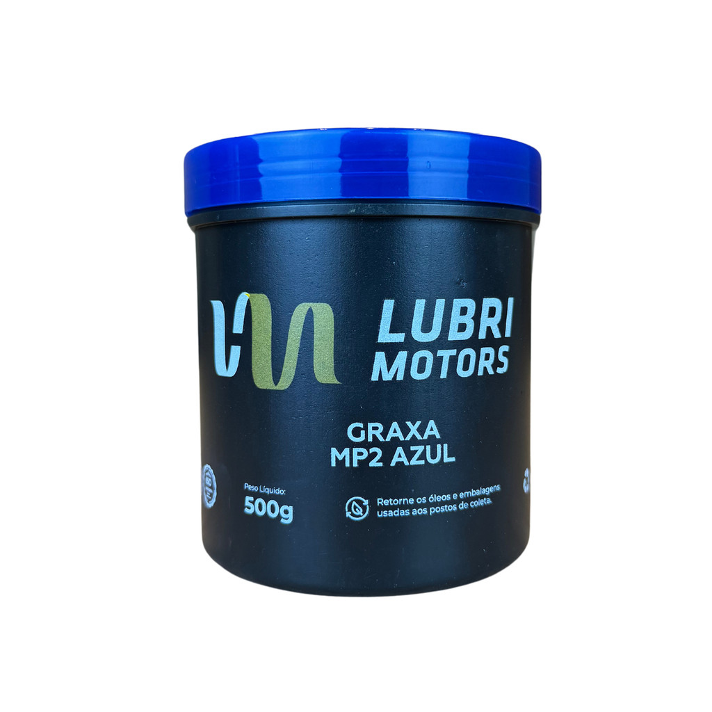 Graxa para Rolamentos Lubrimotors Graxa Mp-2 Azul – Und-500g