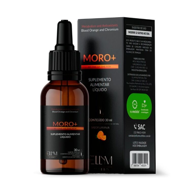Moro+ Ellym Nutrition 30mL Extrato de Laranja Moro