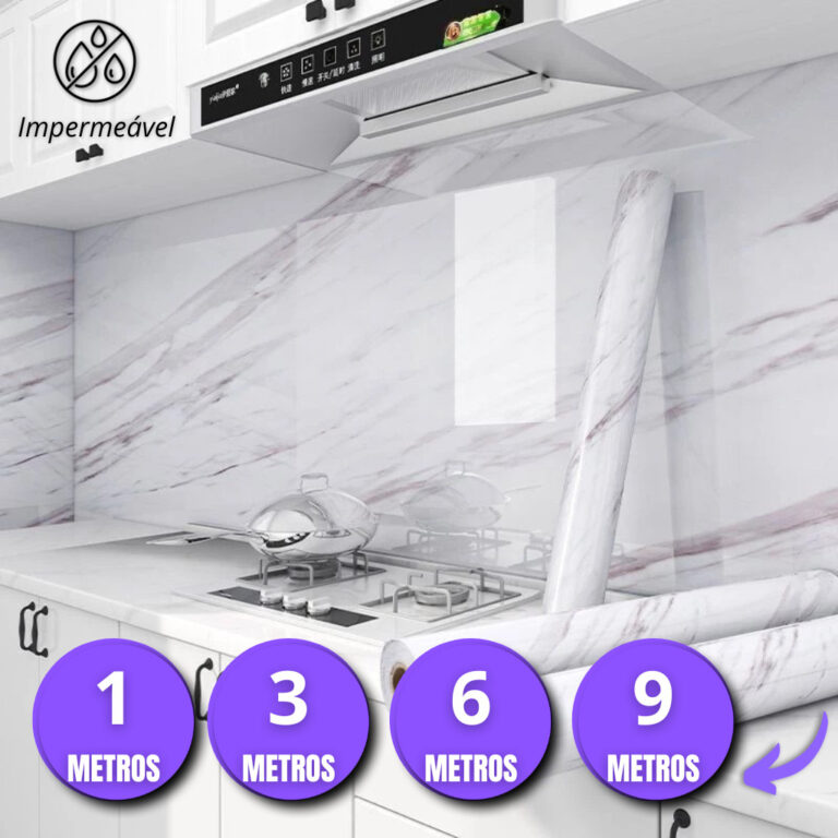 kit Papel de Parede Marmore Ultra Resistente Autoa