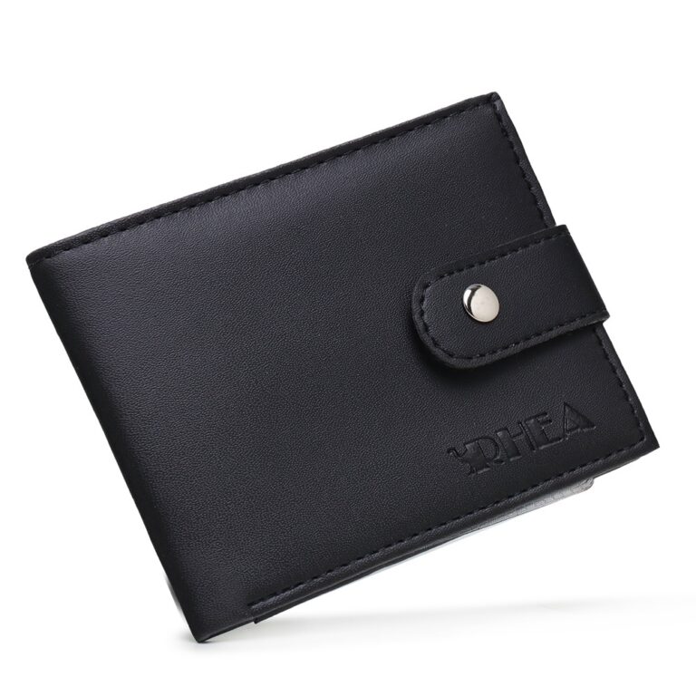 carteira masculina social grande fecho pressão li