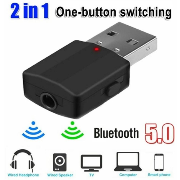 Receptor e transmissor de áudio para TV Bluetooth