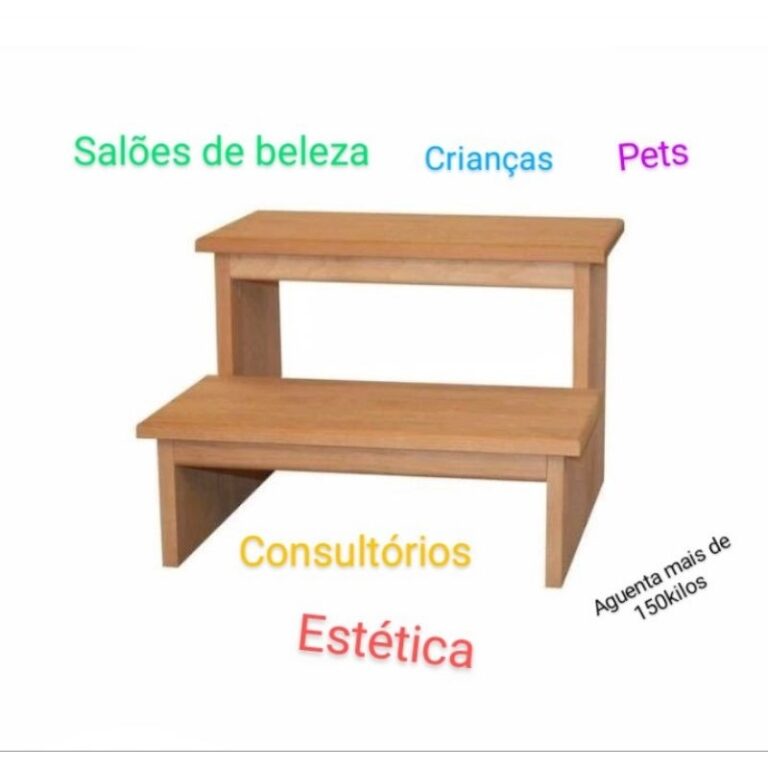 degrau escadinha auxiliar  de consultório estéti