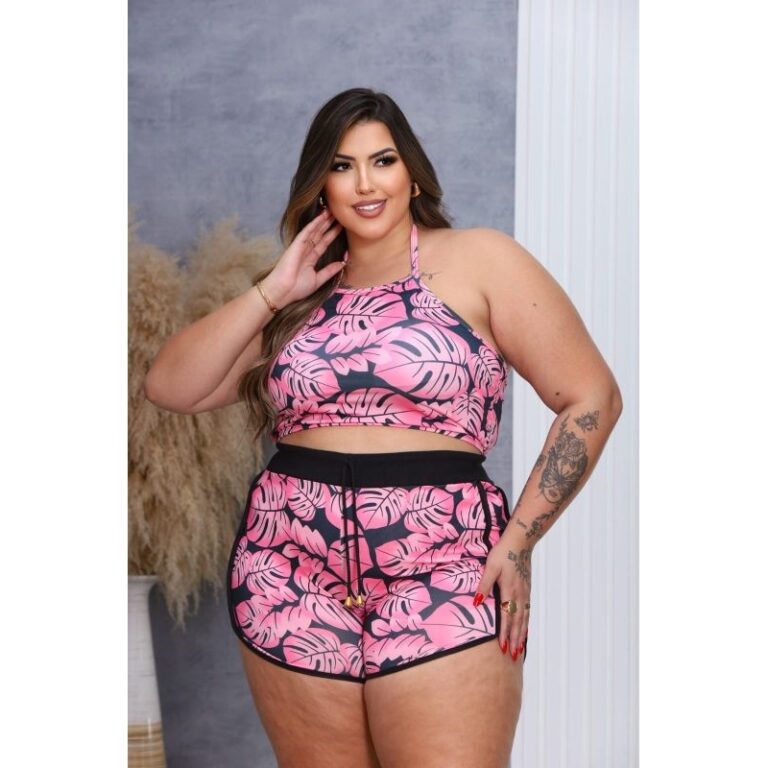 CONJUNTO 3 PEÇAS (BIQUINI COM BOJO E COM FORRO + 