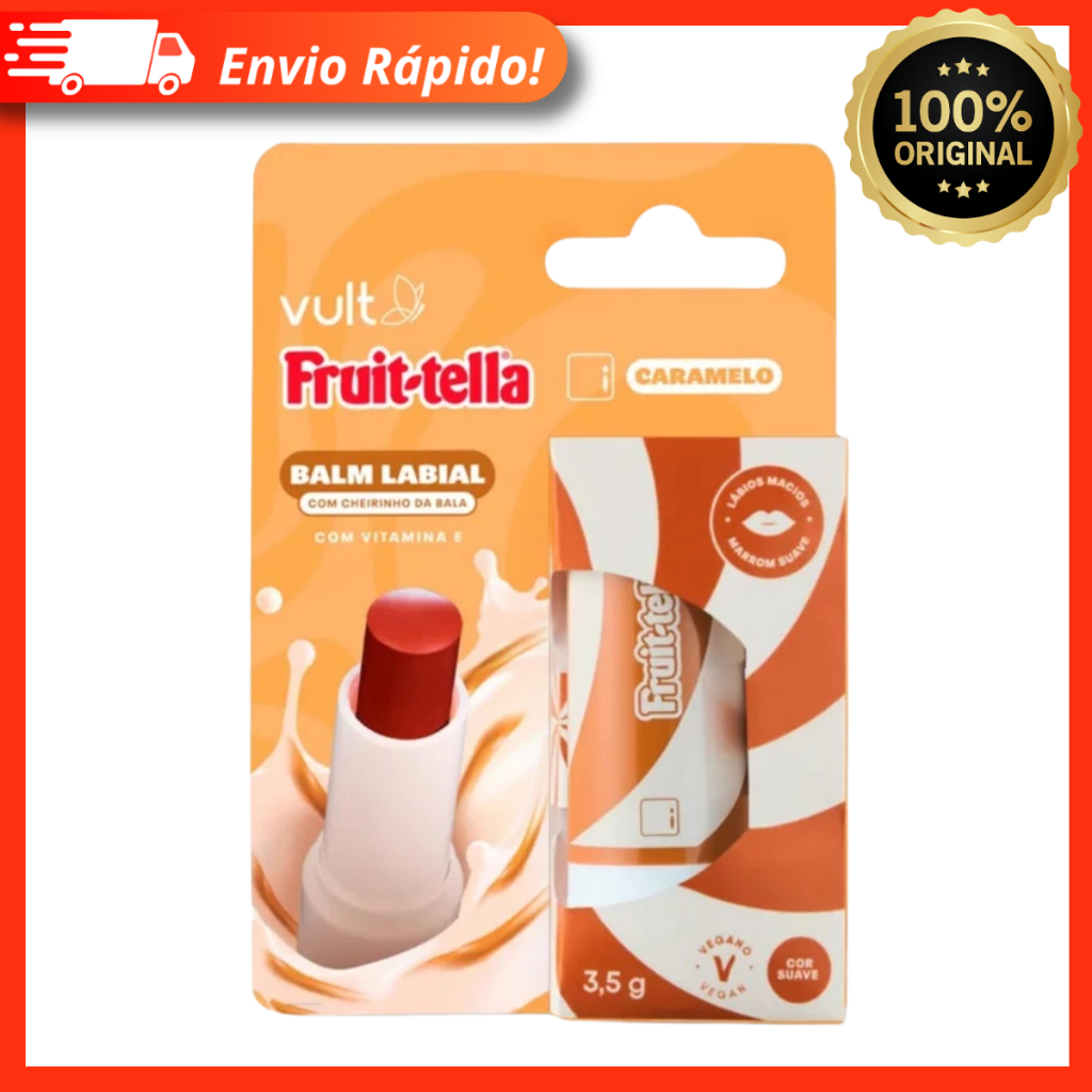 Balm Labial Vult e Fruit-tella 3,5g – Caramelo