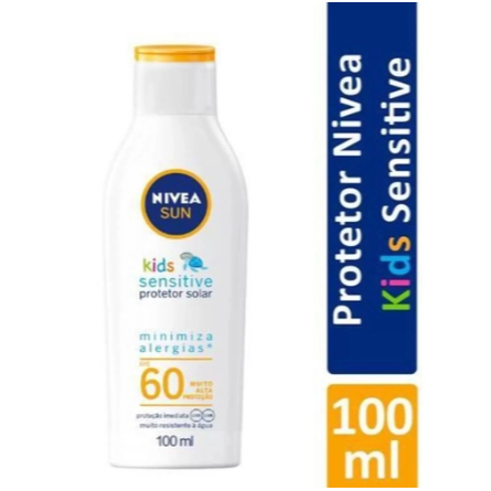 Protetor Solar Corporal FPS 60 Nivea Sun Kids Sens