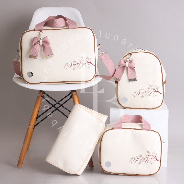 Bolsa Maternidade kit com 4 Peças impermeável Bo