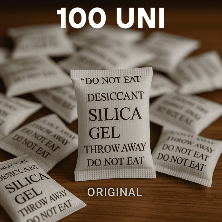 Sílica Gel 100 Unidades Sachê 1g Umidade Antimof