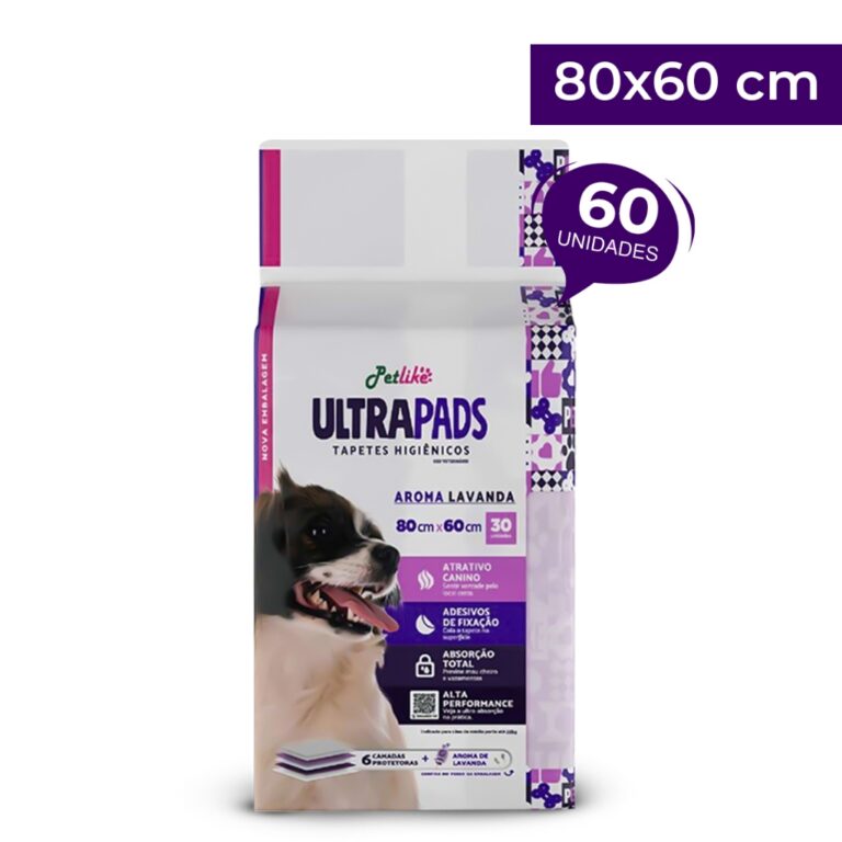 Kit Tapete Higiênico Ultra Pads 60unid 80x60cm Ar