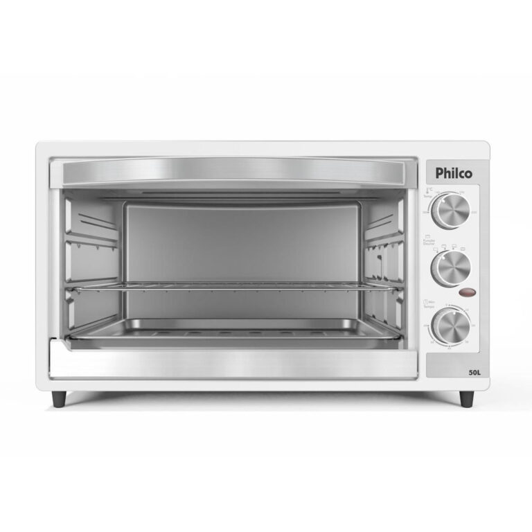 Forno Elétrico Branco Philco 50L Dupla Resistênc