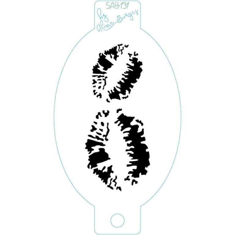 Stencil Beijos