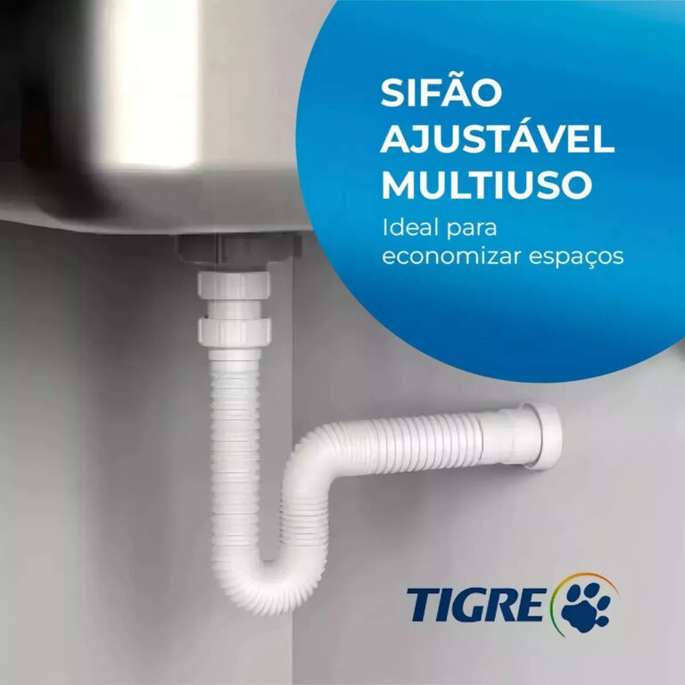 Sifão Universal Tigre Multiuso Flexível Sifão S