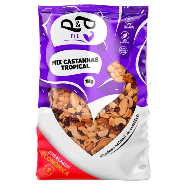 Mix Tropical Nuts Castanha, Nozes, Amêndoa, Amend