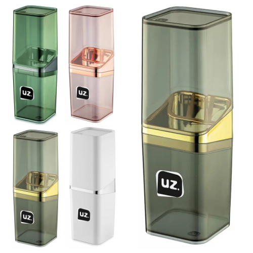 Porta Escova de Dente Transparente 2un ou 1un Linh