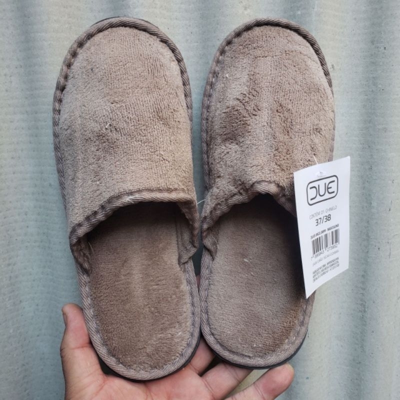 Chinelo Pantufa Masculino Soft Due Bene Casa  Conforto Aconchegante em Plush Super Leve para Seus Pé