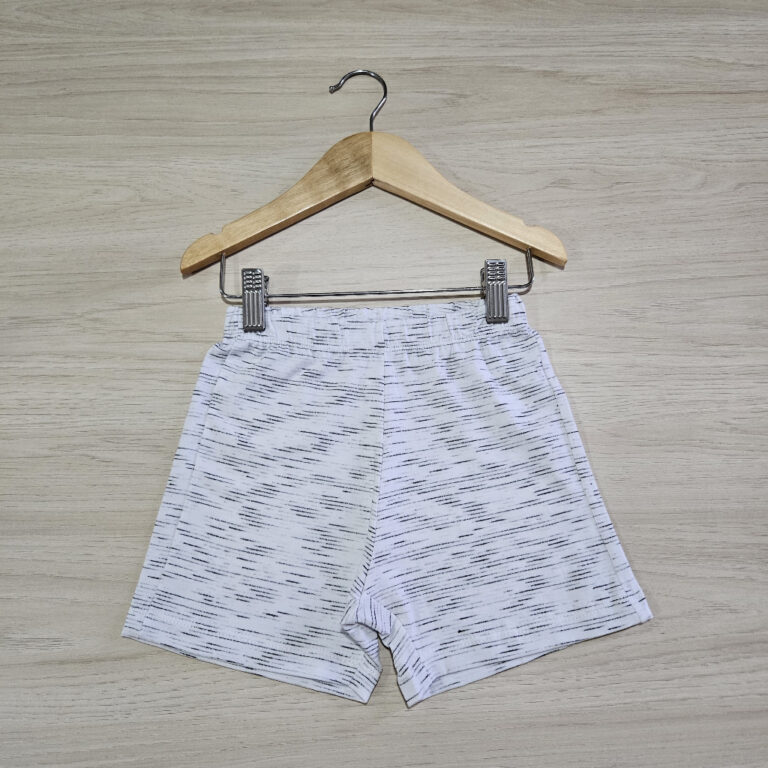 Short Infantil Branco – Cotton Algodão