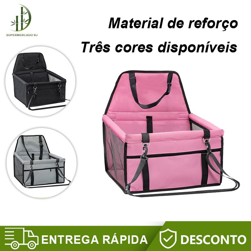 Cadeirinha Cadeira Assento Pet de Carro para Cães Cachorro, gatos- Transporte