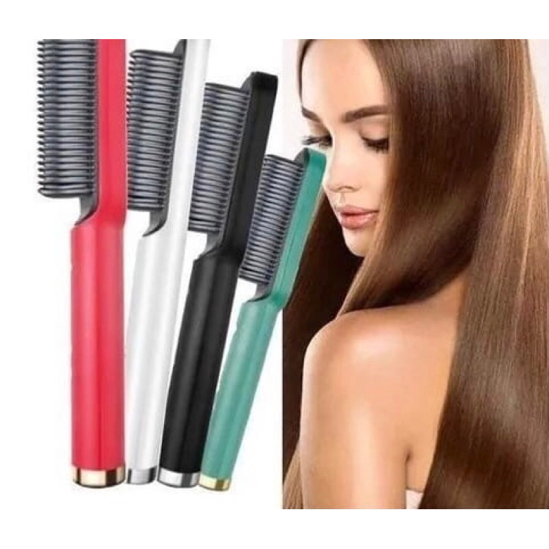 Escova Alisadora – Alisa, Seca, Hidrata, Modela e Anti-Frizz 5 em 1