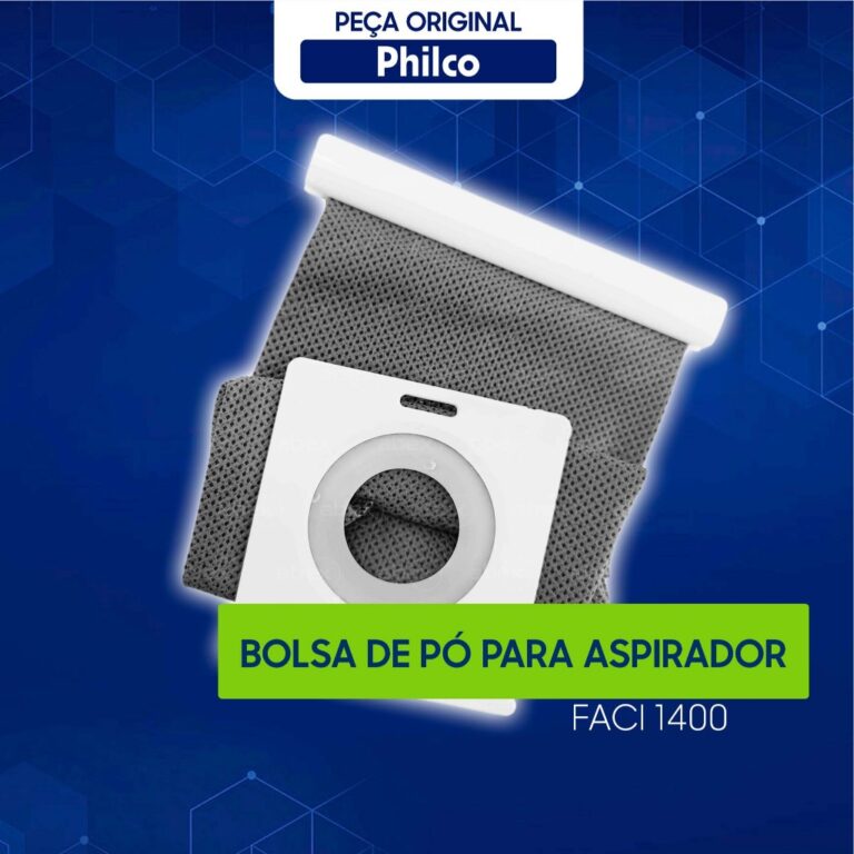 SACO PANO ASPIRADOR DE PÓ BRITÂNIA FACICLEAN 140