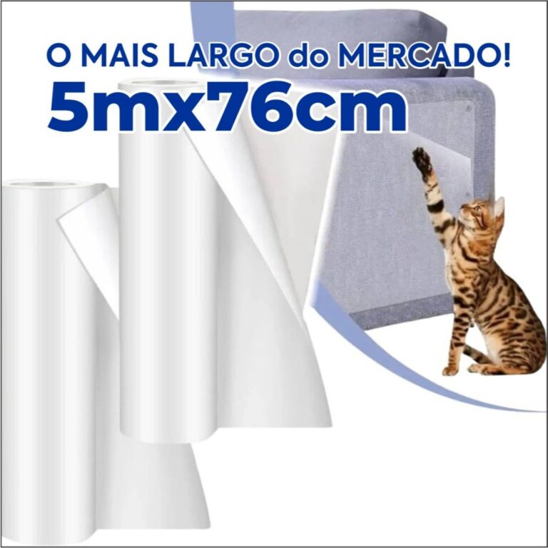 Protetor Sofa Gato Anti arranhões Adesivo Arranha