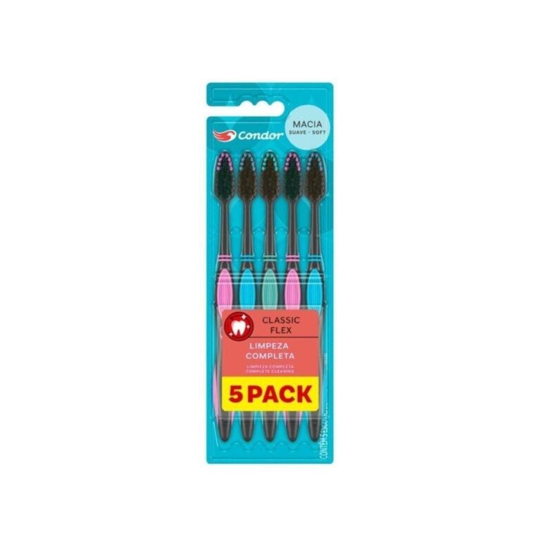 Escova Dental Condor Classic Flex Macia c/5un