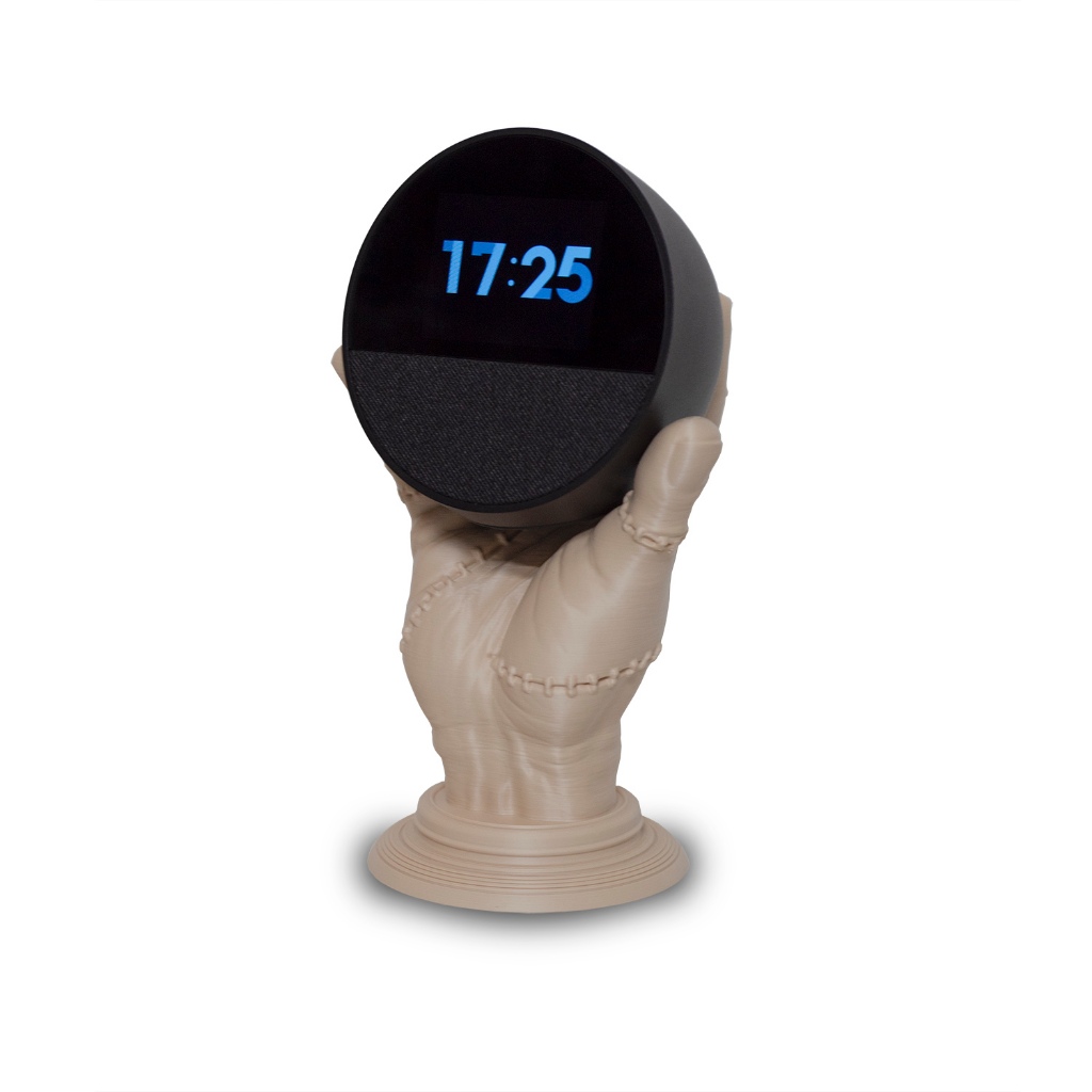 Suporte Mãozinha para Alexa Echo Spot para decorar Escritório/Quarto/Sala/Cozinha – Wandinha