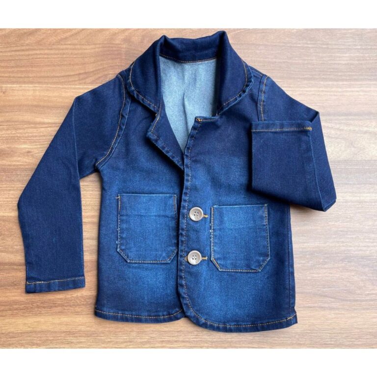 Blazer Jeans Escuro Infantil
