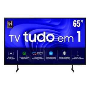Smart TV Samsung 65″ 4K DU7700: Cores Puras e Imersão Total