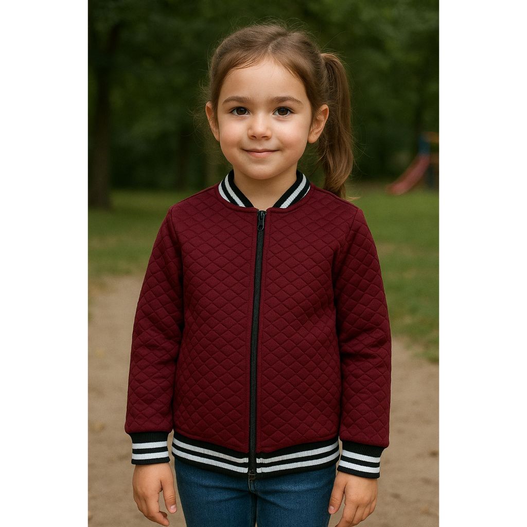 Jaqueta Bomber Infantil Casaco Agasalho Blusa de Frio Feminina