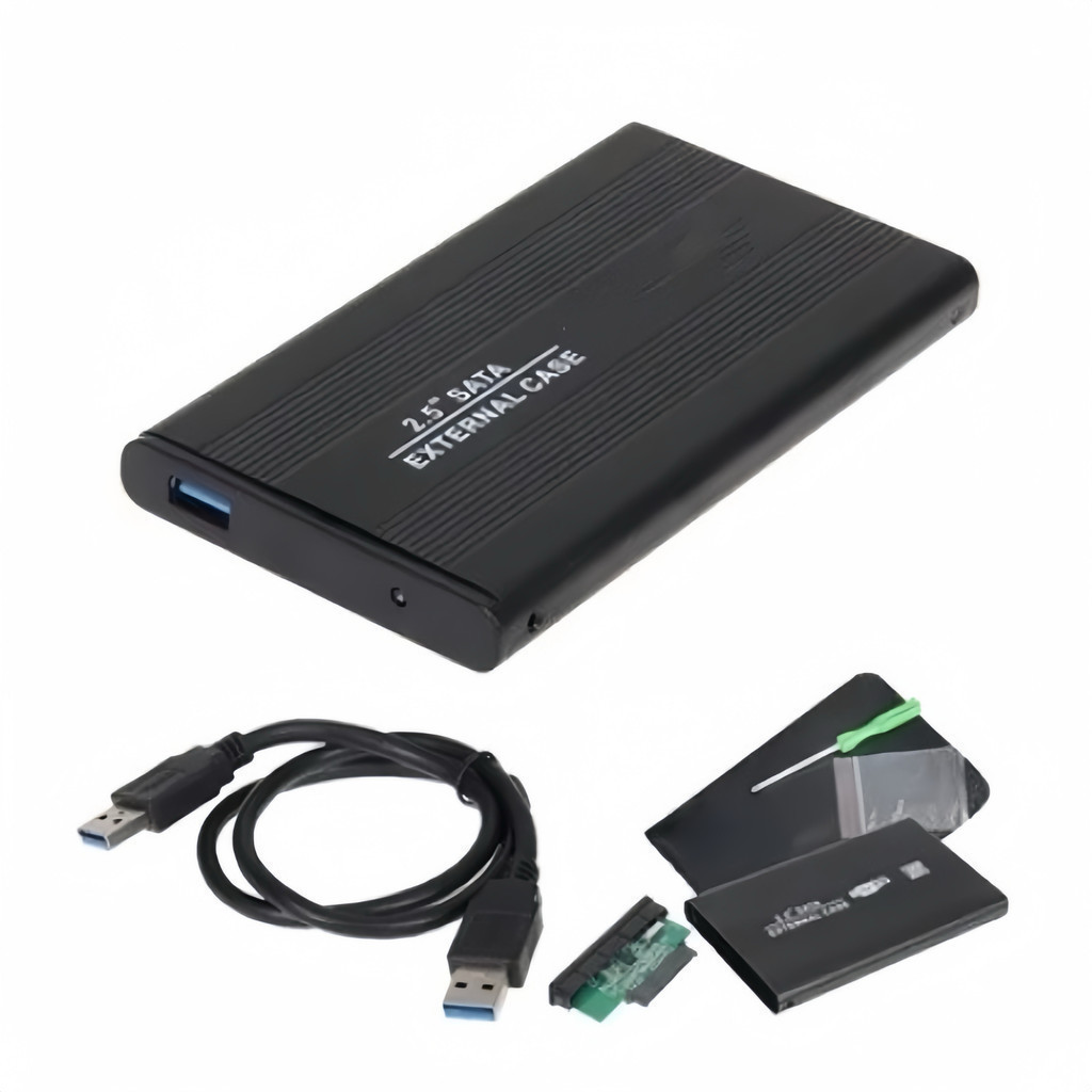 Case Para Hd Externo Sata Notebook Usb 3.0 SSD + Capa de Couro