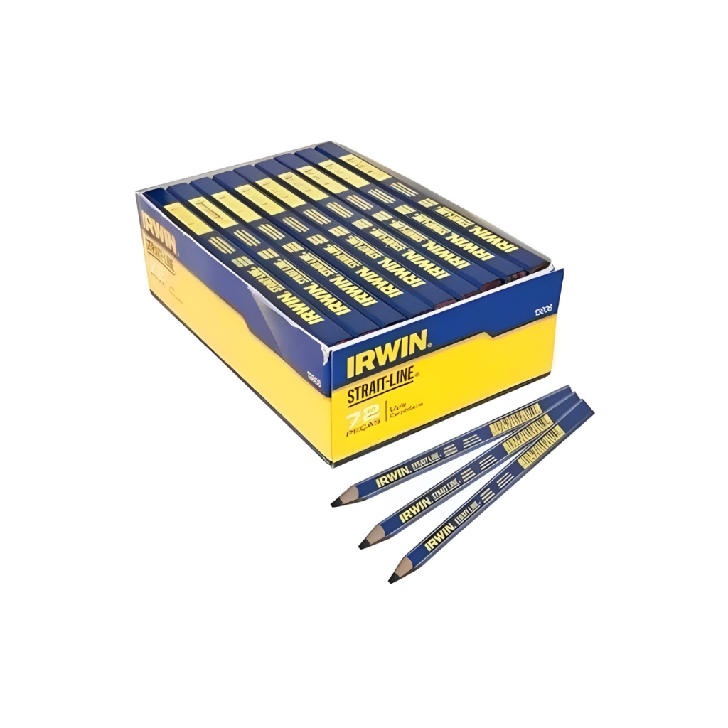 Kit com 72 Unidades Lápis para Carpinteiro e Marceneiro 66305SL Irwin