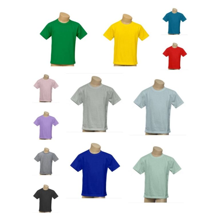 CAMISA INFANTIL 100% POLIESTER