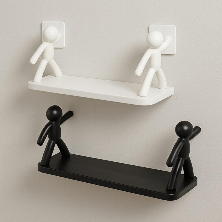 Kit Duas Prateleira Estante Bonequinho plástico c